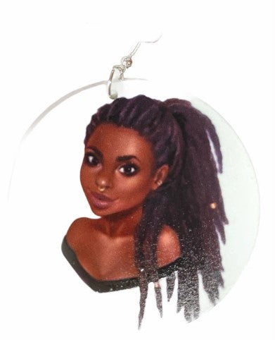 dread lock earrings locs inside of africa woman jewelry locs sisterlocks sisterlocs dreadloc dreadlocs accessories fashion outfit idea unique cute cheap locks free form