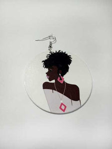 tiffany natural hair earrings afrocentric jewelry accessories accessory ear rings african american black girl gift idea woman women christmas kwanzaa birthday