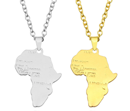 Rih Rih Africa Necklace (Silver) – KIONII